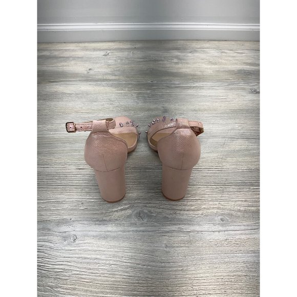 UNILADY METALLIC PINK / CLEAR STUDDED HEELS - Picture 6 of 12